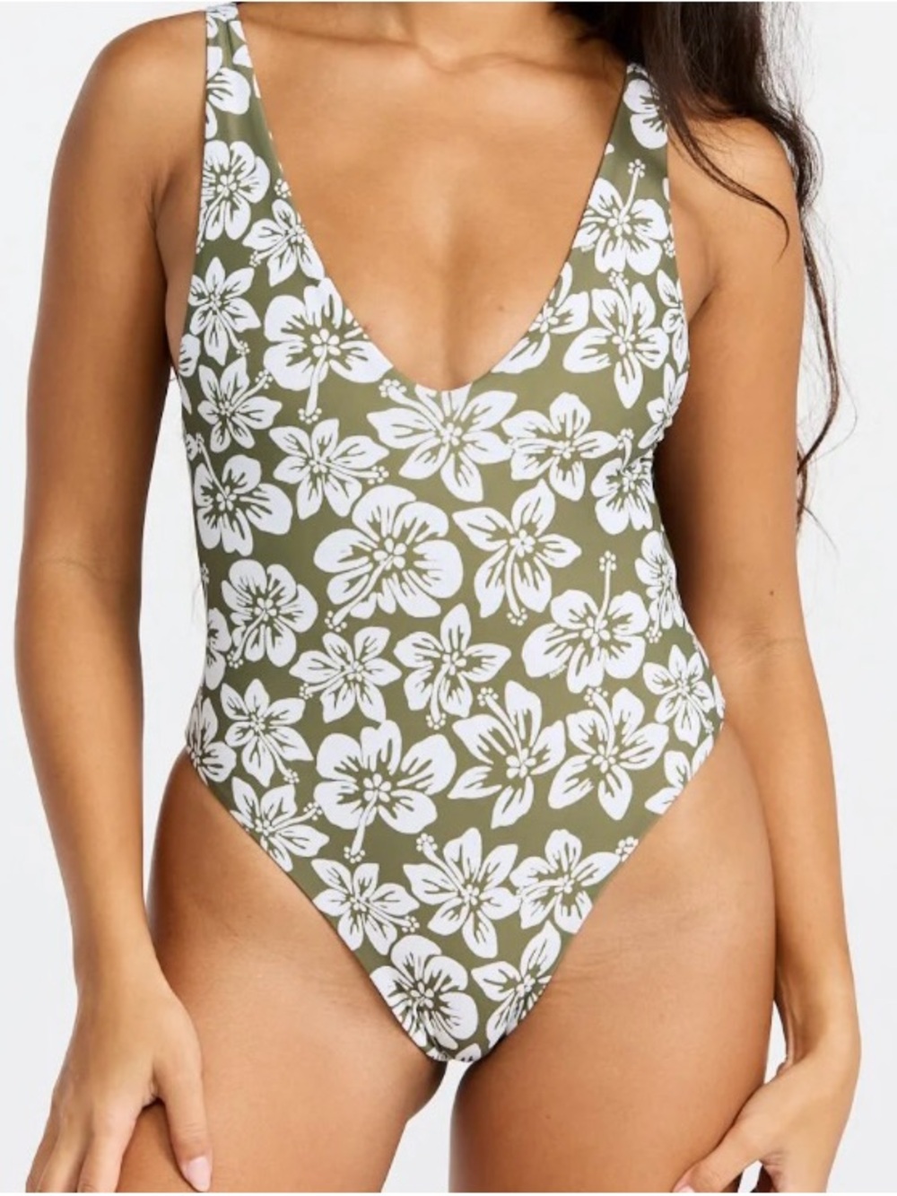 Benoa Swim Sophia One Piece in Green Batik Size M - Picture 4 of 5